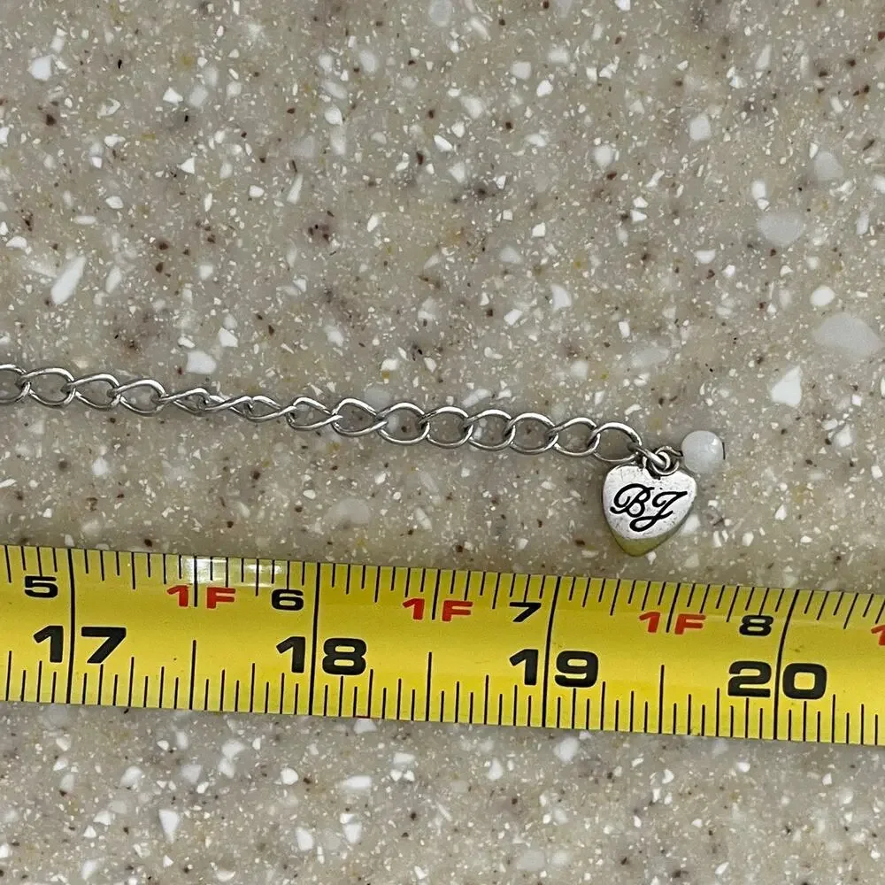 Betsey Johnson Crystal & Silvertone Seahorse Long Pendant Necklace